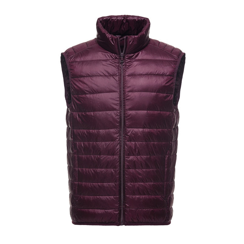 Vest Ultra Light Duck Down Waistcoat  Sleeveless Jacket  Coat - Sharpline Insights, LLC