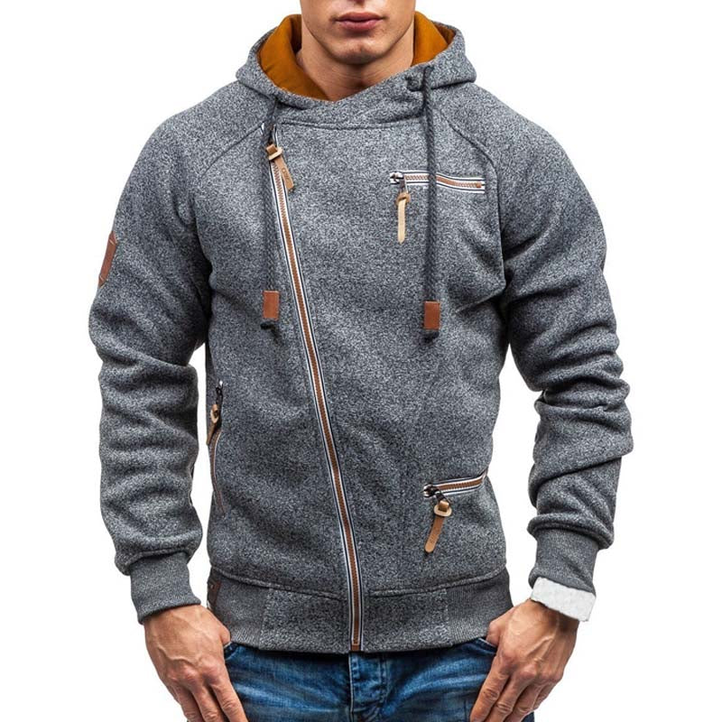 New Hoodie Men 2021 Autumn Casual Solid Long Sleeve Mens Hoodies - Sharpline Insights, LLC