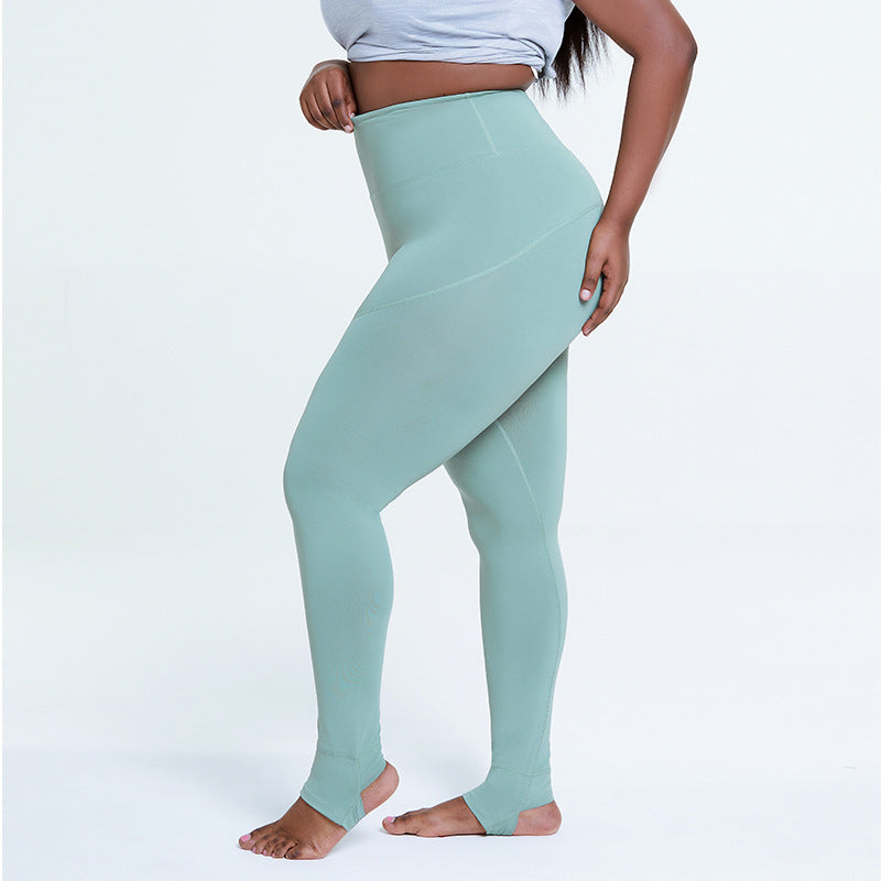 Plus Size Women Footed Legging Yoga Pants Breathable - Sharpline Insights, LLC