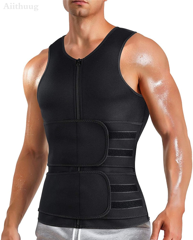 Aiithuug Sauna Vest for Men Waist Trainer - Sharpline Insights, LLC