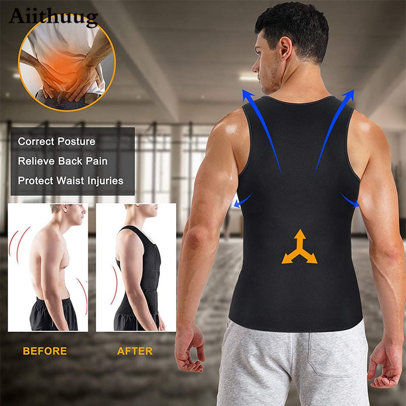 Aiithuug Sauna Vest for Men Waist Trainer - Sharpline Insights, LLC