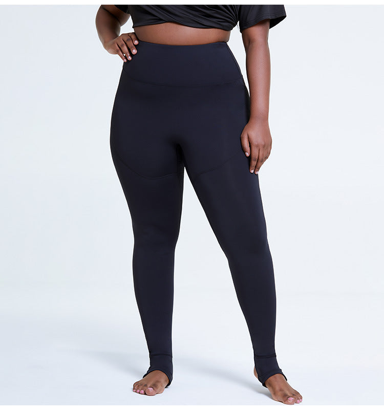 Plus Size Women Footed Legging Yoga Pants Breathable - Sharpline Insights, LLC