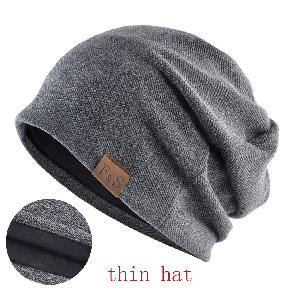 Fashion Bonnet Hat for Men and Women Autumn  Hats Hip Hop Beanie - Sharpline Insights, LLC