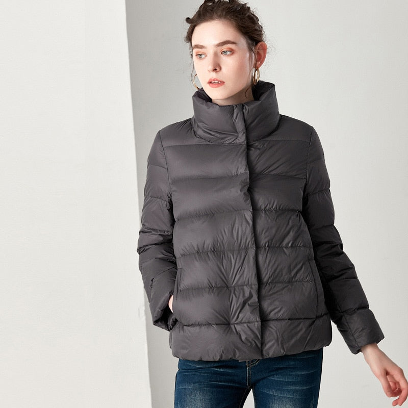 New Winter Women Ultra Light Down Jacket - Sharpline Insights, LLC