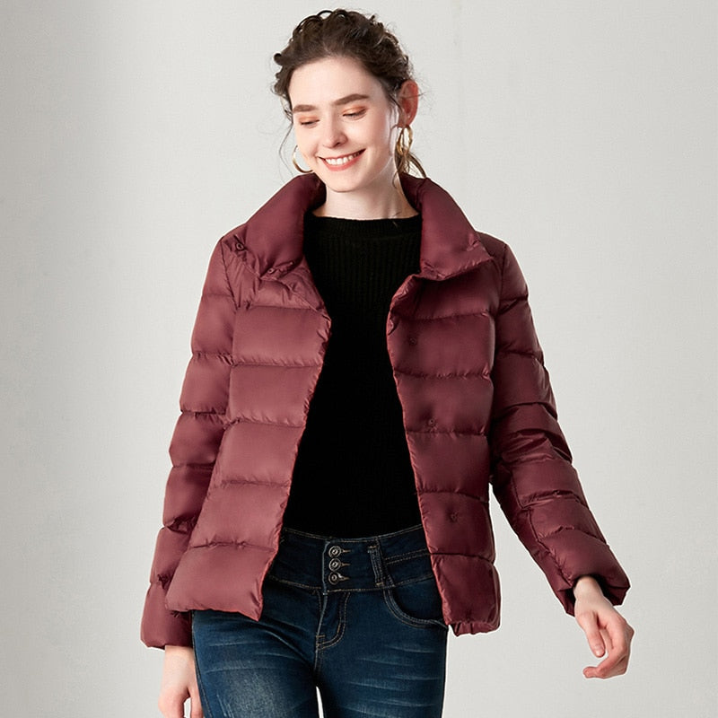 New Winter Women Ultra Light Down Jacket - Sharpline Insights, LLC