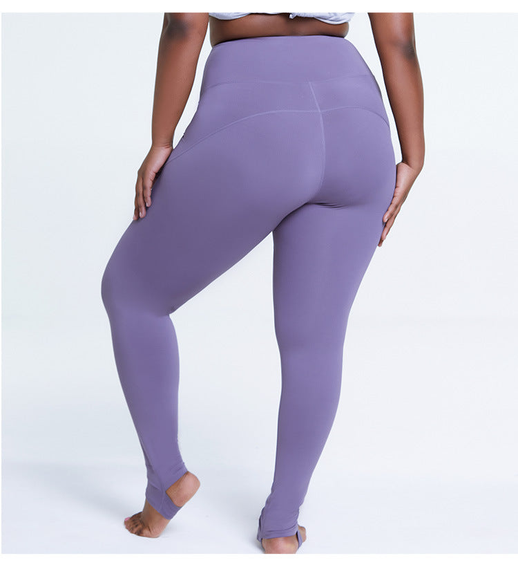 Plus Size Women Footed Legging Yoga Pants Breathable - Sharpline Insights, LLC