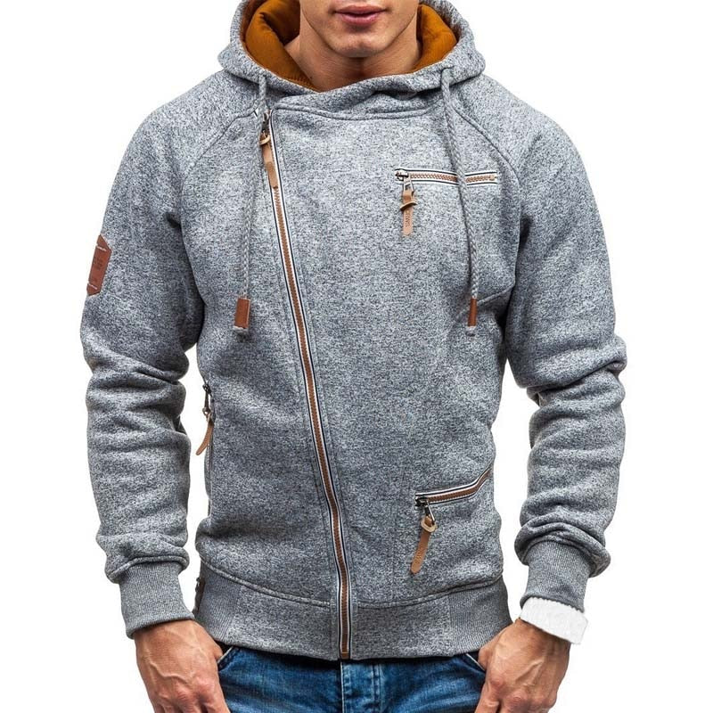 New Hoodie Men 2021 Autumn Casual Solid Long Sleeve Mens Hoodies - Sharpline Insights, LLC