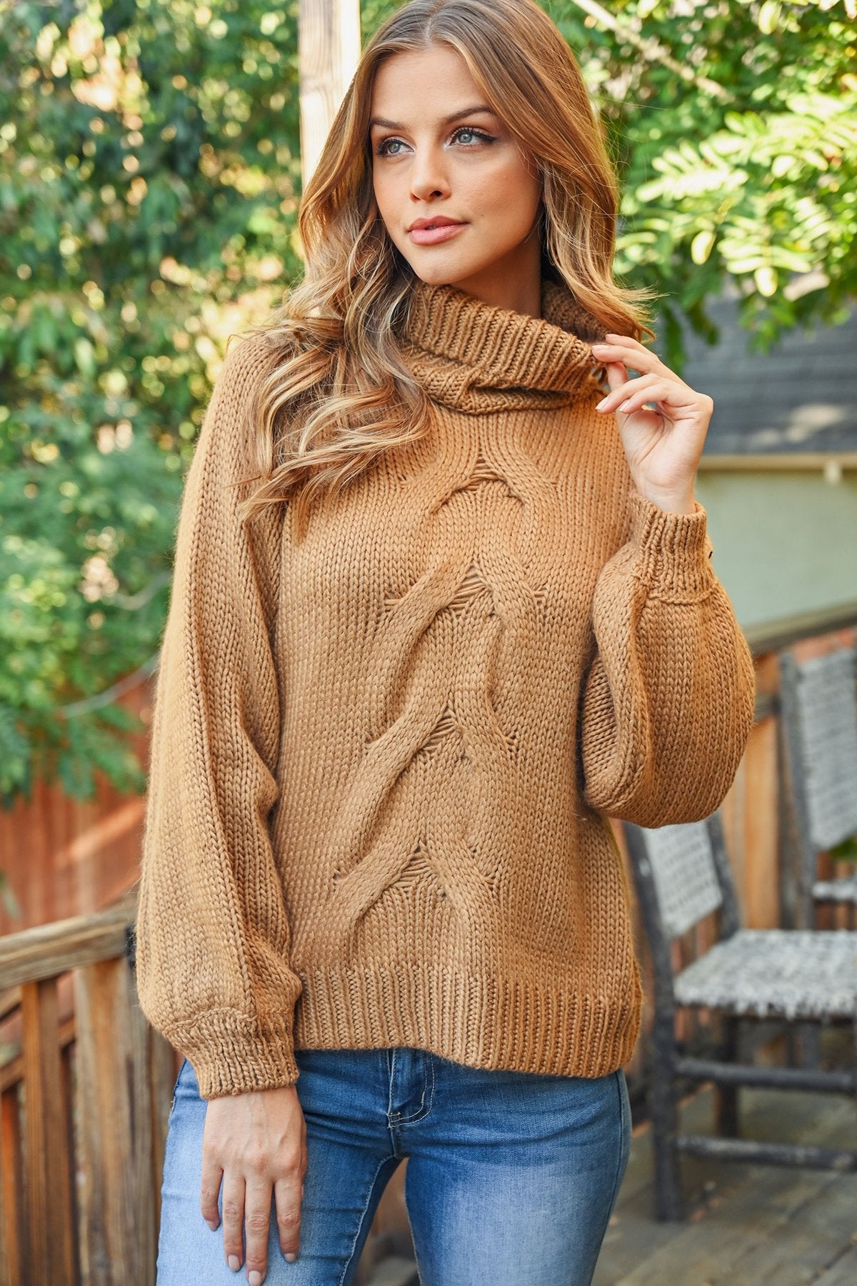 Fall Turtleneck Knit Sweater - Sharpline Insights, LLC