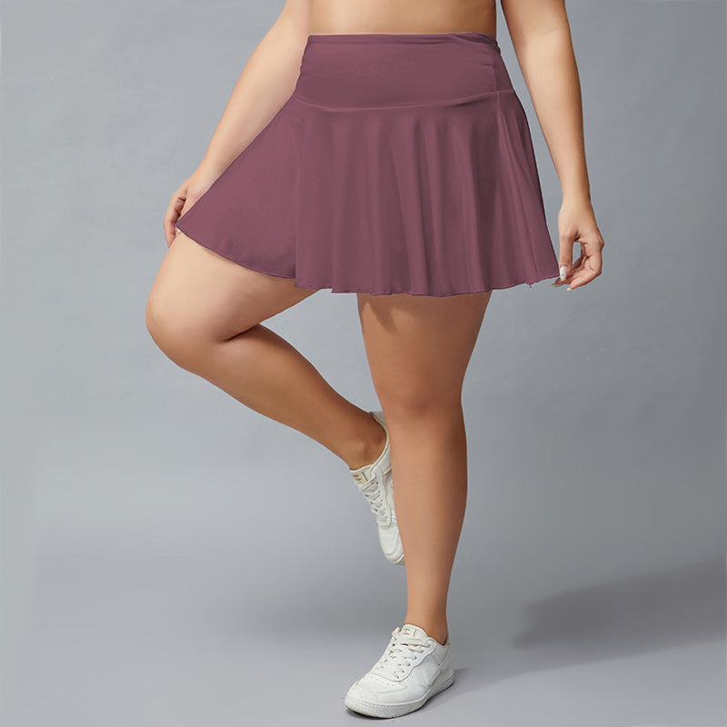 Plus Size Fitness Shorts Women Outdoor Quick-Drying Breathable Tennis Skirt Running Workout Training Pleated Skirt Culottes - Sharpline Insights