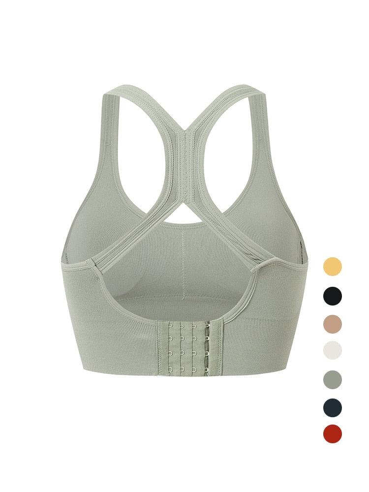 Women Push Up Seamless Sports Bra Workout Sport Top Crop Fitness Active Wear With Buckle For Yoga Gym Brassiere Sportswear - Sharpline Insights