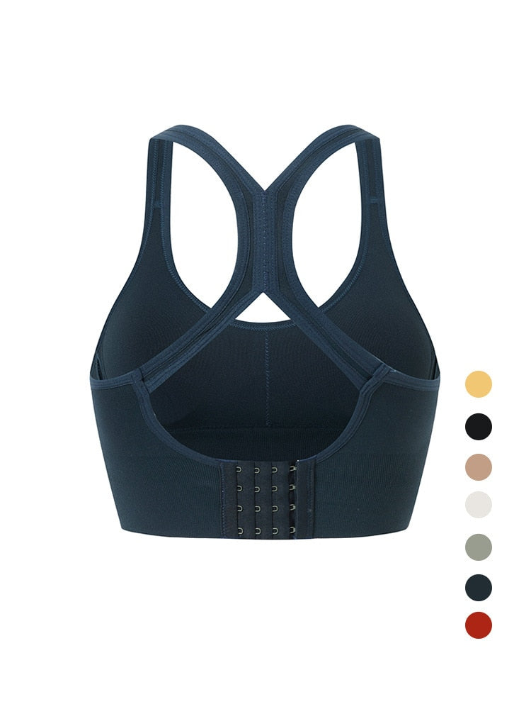 Women Push Up Seamless Sports Bra Workout Sport Top Crop Fitness Active Wear With Buckle For Yoga Gym Brassiere Sportswear - Sharpline Insights