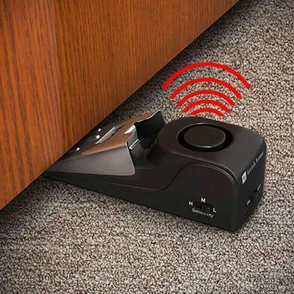 Portable Door Stop Alarm Anti-theft Wireless Security System Door Stopper Block Alarm For Home Hotel Dormitory Safety - Sharpline Insights