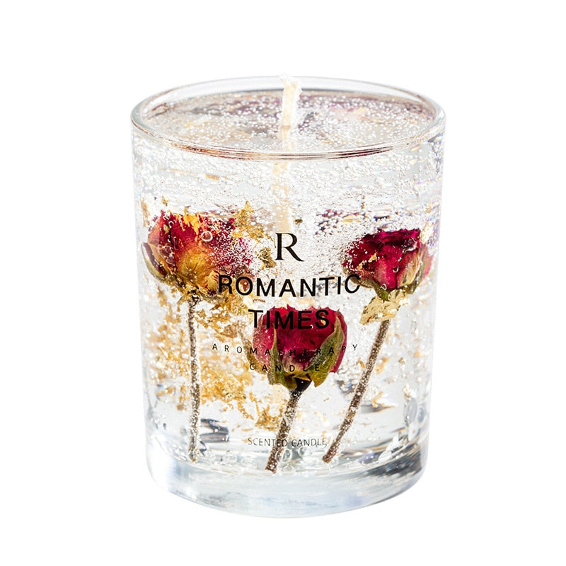 Clear Transparent Gel Candle Wax Candles - Sharpline Insights, LLC