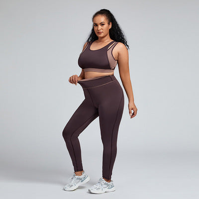 Plus Size Women Yoga Wear Fitness Set - Sharpline Insights, LLC