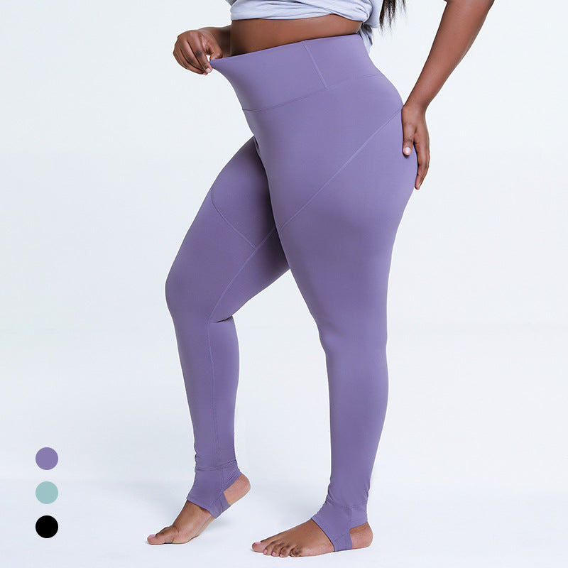 Plus Size Women Footed Legging Yoga Pants Breathable - Sharpline Insights, LLC