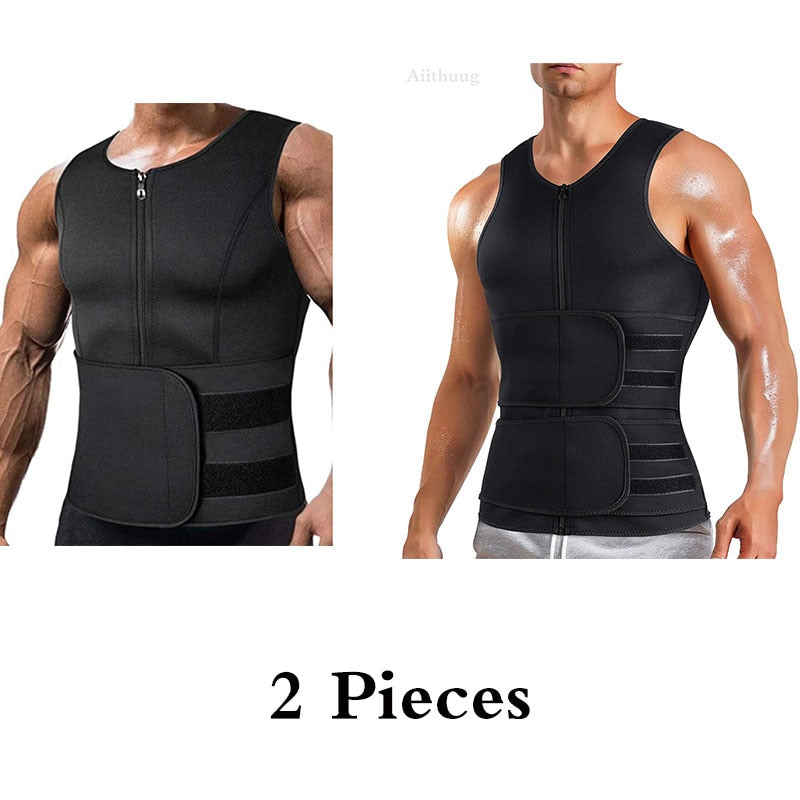 Aiithuug Sauna Vest for Men Waist Trainer - Sharpline Insights, LLC