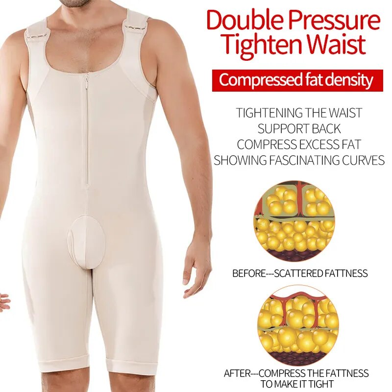 Men's Shapewear Bodysuit Tummy Control - Sharpline Insights, LLC