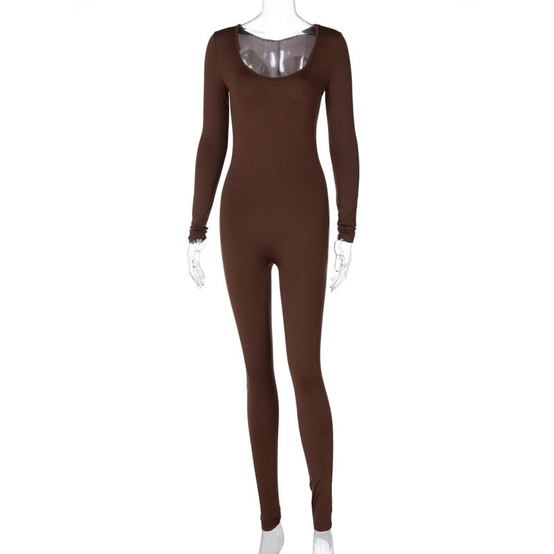 Sibybo Fall Winter Long Sleeve Jumpsuit - Sharpline Insights, LLC