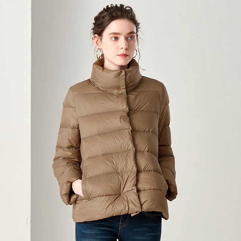 New Winter Women Ultra Light Down Jacket - Sharpline Insights, LLC