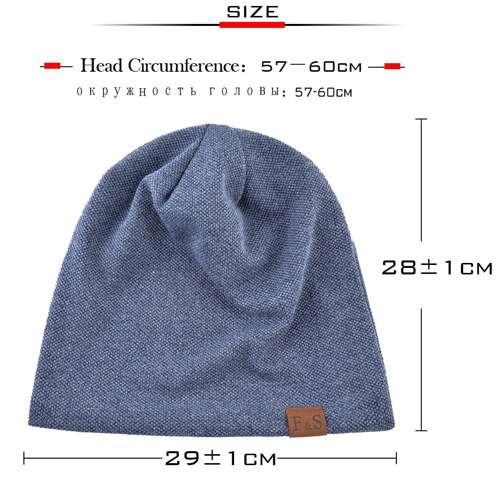 Fashion Bonnet Hat for Men and Women Autumn  Hats Hip Hop Beanie - Sharpline Insights, LLC