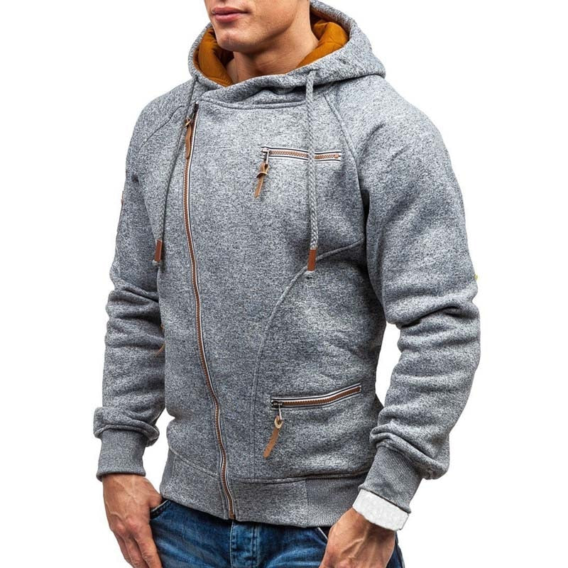 New Hoodie Men 2021 Autumn Casual Solid Long Sleeve Mens Hoodies - Sharpline Insights, LLC